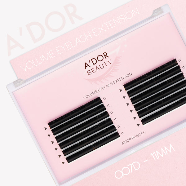 A’dor Beauty Volume Eyelash Extension 0.07D - 11MM by Beauty sold by DTK Nail Supply