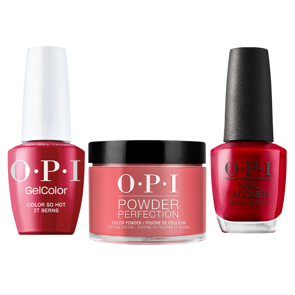 OPI Intelli 3 in 1 - Z13 Color So Hot It Berns - Dip, Gel & Lacquer Matching
