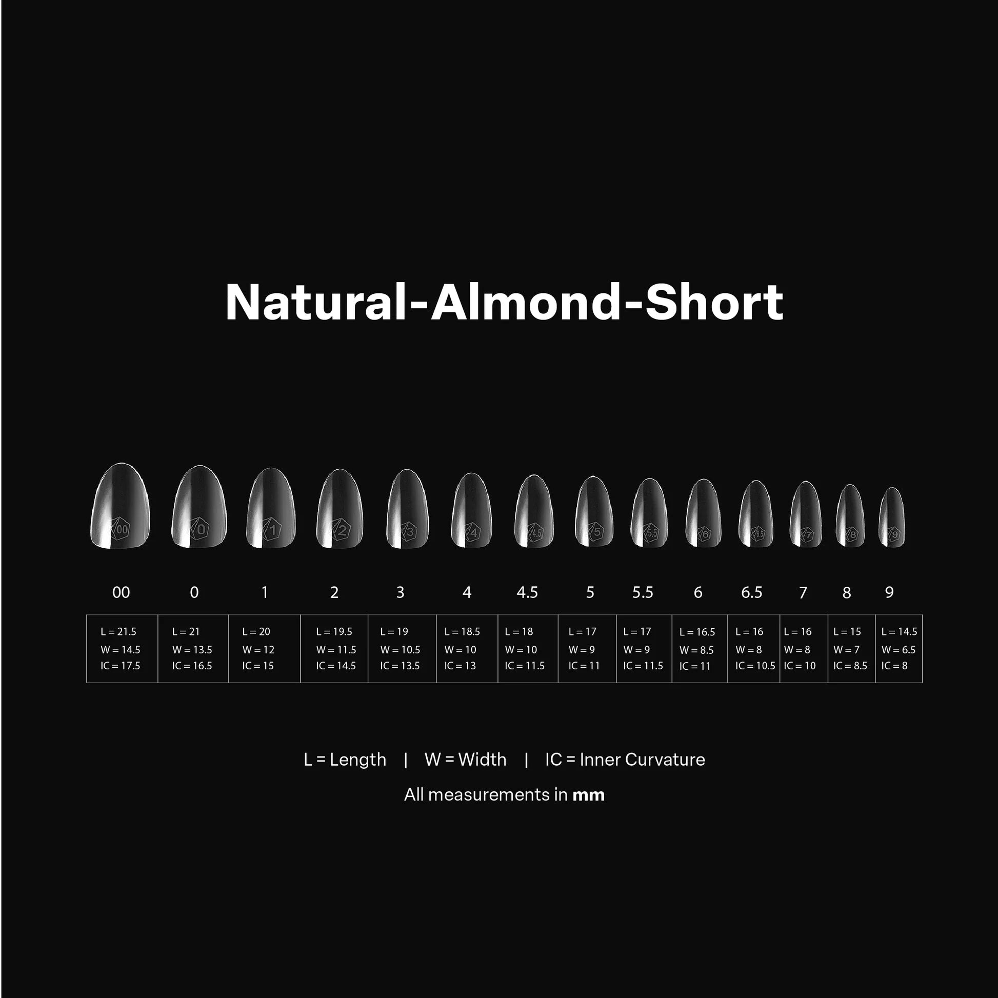 APRES - Gel - X - Natural Almond Short (PCS) - DTK Nail Supply