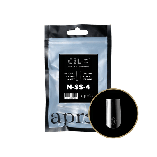 APRES - Gel - X Natural Square Short Refill Bag - DTK Nail Supply