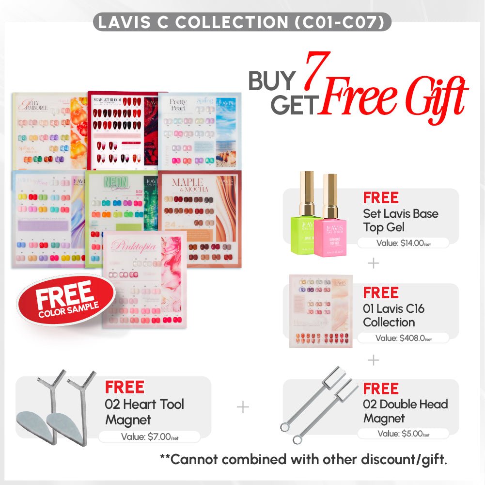 BUNDLE & SAVE: Buy 7 LAVIS Collections, FREE 1 LAVIS Collection - DTK Nail Supply