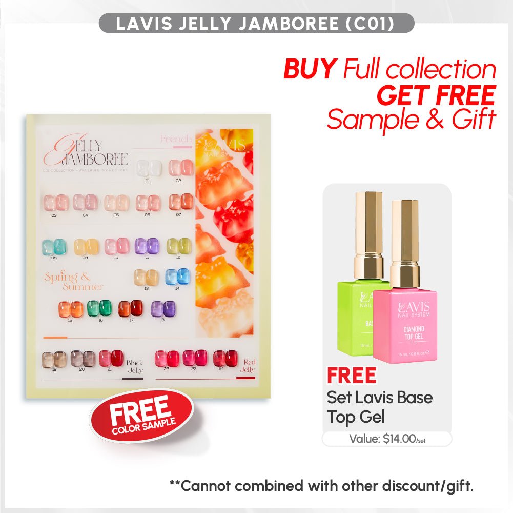 BUNDLE & SAVE: LAVIS C01 Jelly Jamboree Collection - DTK Nail Supply