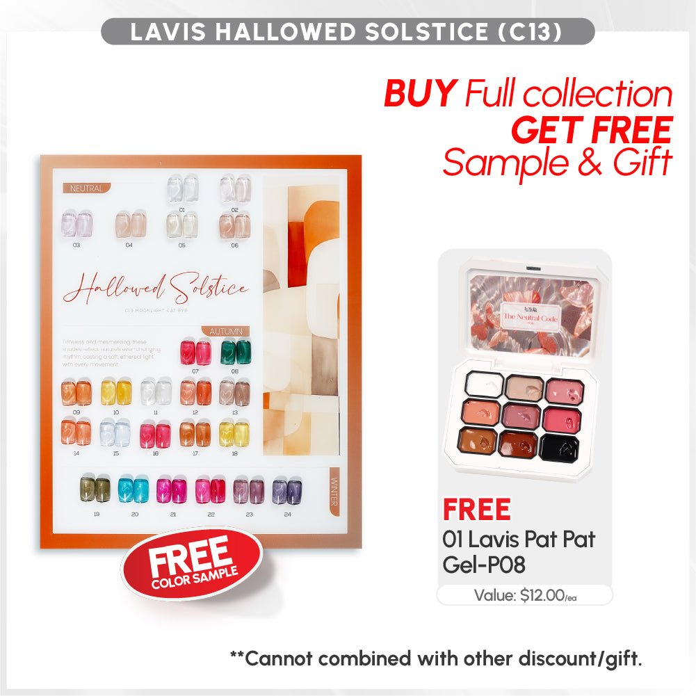 BUNDLE & SAVE: LAVIS Hallowed Solstice Cat Eye Collection C13 - DTK Nail Supply