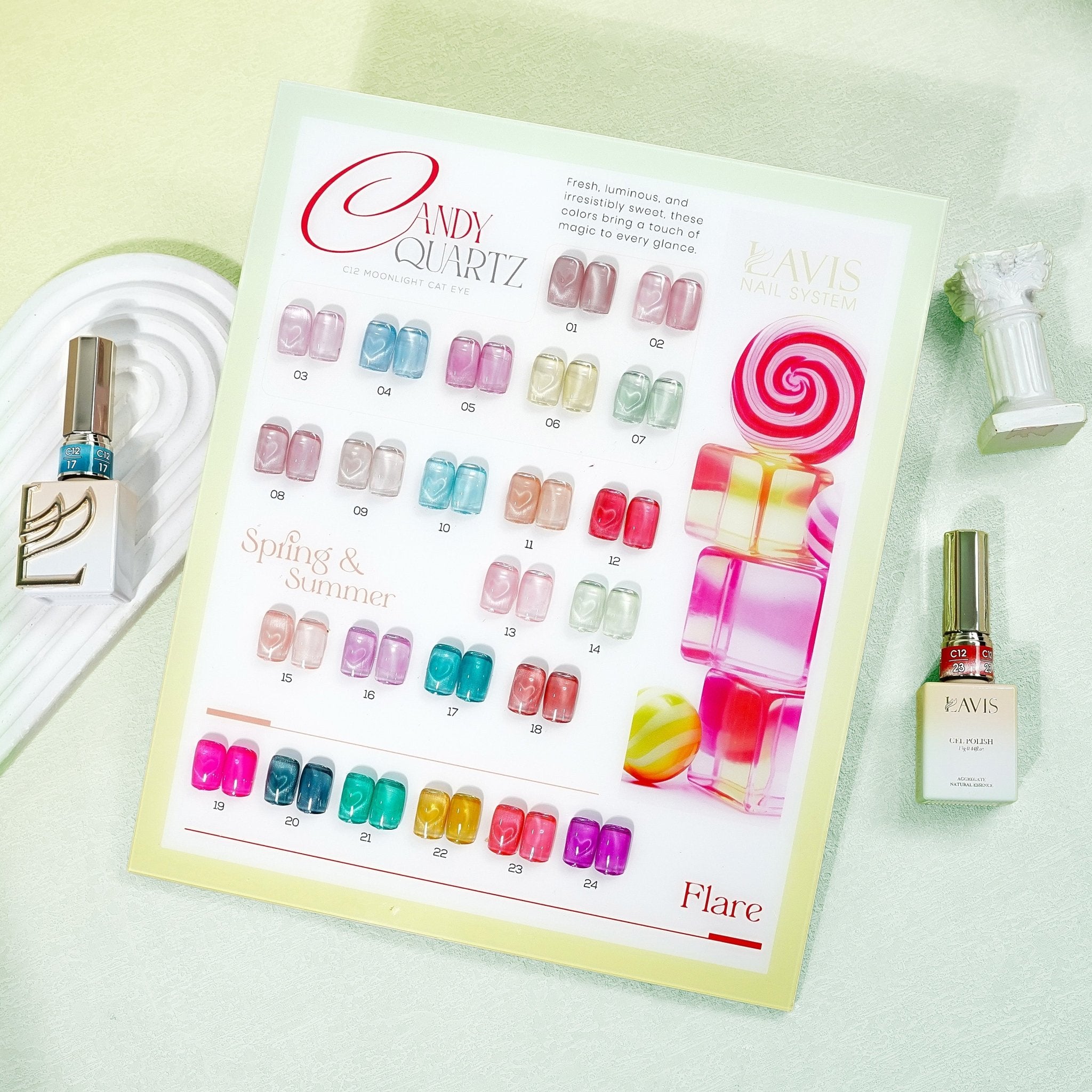 BUNDLE & SAVE: LAVIS Moon Light Cat Eye Collections: C12, C13, C14 - DTK Nail Supply