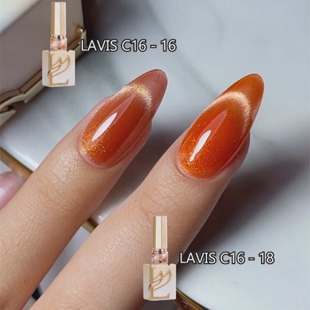 BUNDLE & SAVE: LAVIS Moon Light + Gold Light + Rose Gold Light Cat Eye Collections: C14, C15, C16 - DTK Nail Supply