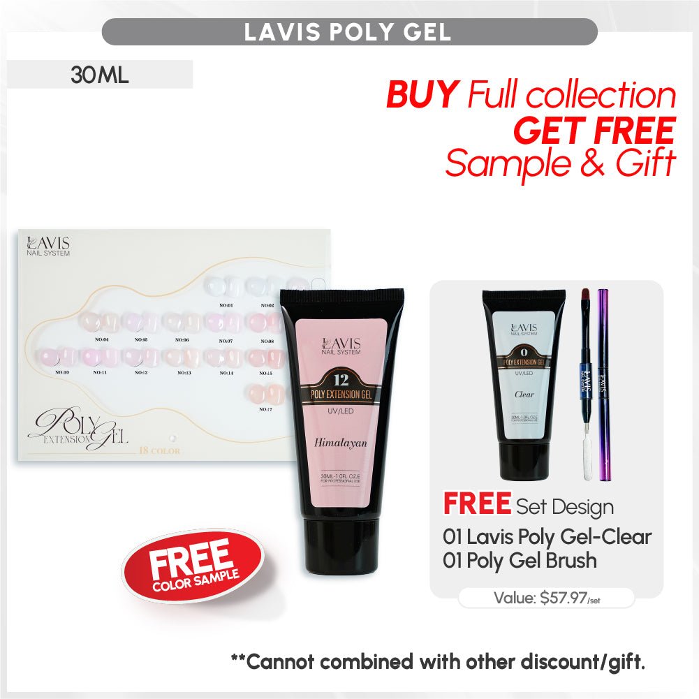 BUNDLE & SAVE: LAVIS Poly Gel - DTK Nail Supply