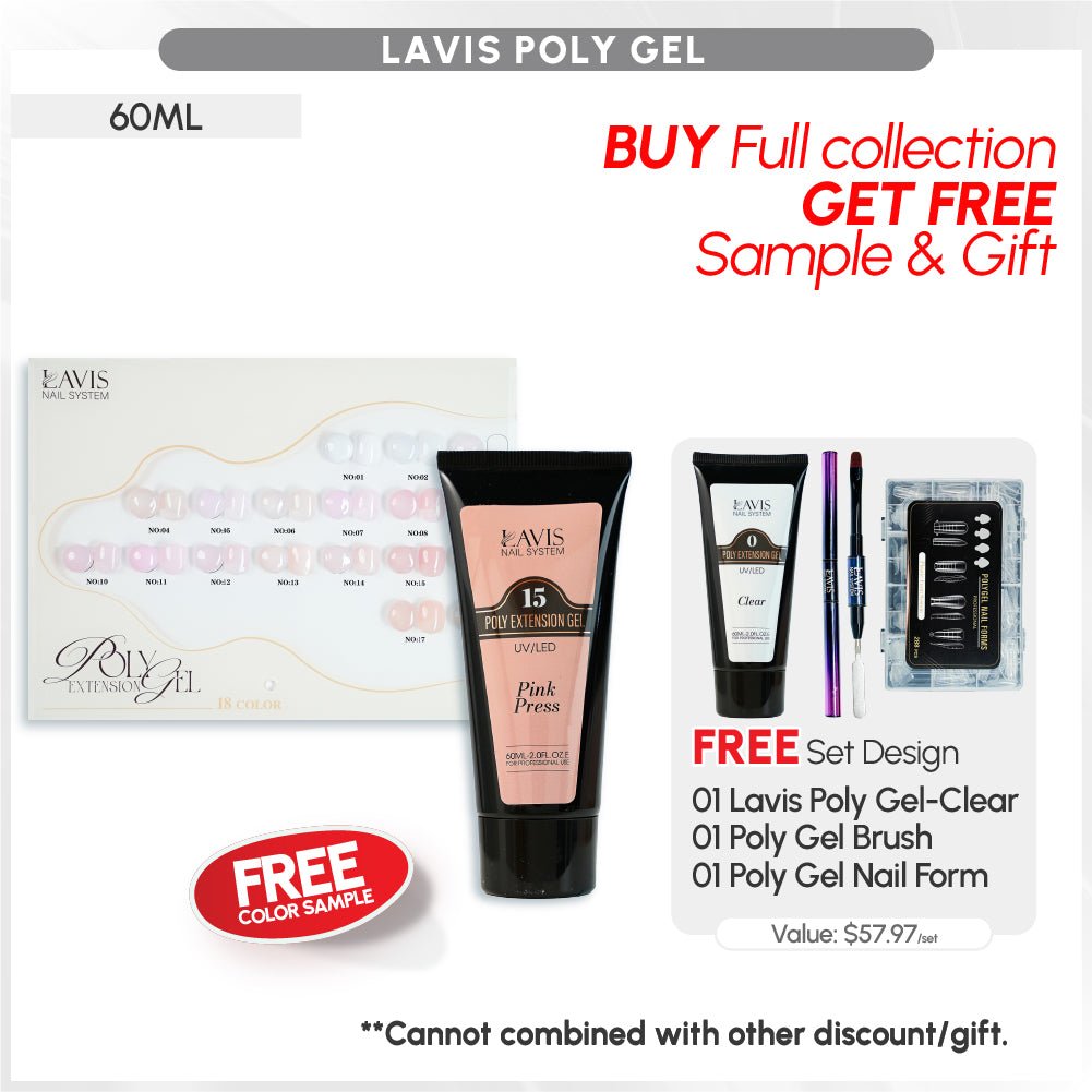 BUNDLE & SAVE: LAVIS Poly Gel - DTK Nail Supply