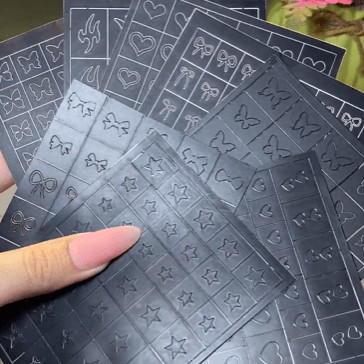 BUNDLE & SAVE: Nail Sticker Stencils - DTK Nail Supply