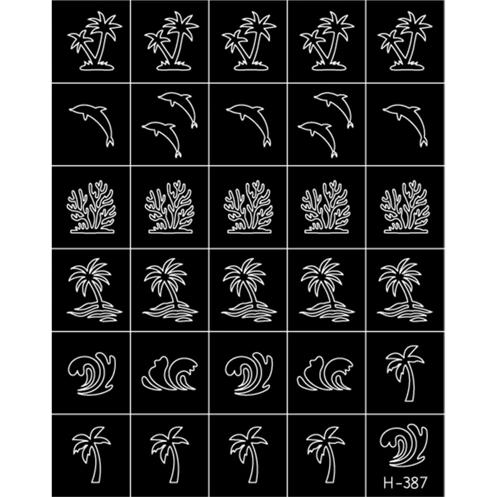 BUNDLE & SAVE: Nail Sticker Stencils - DTK Nail Supply