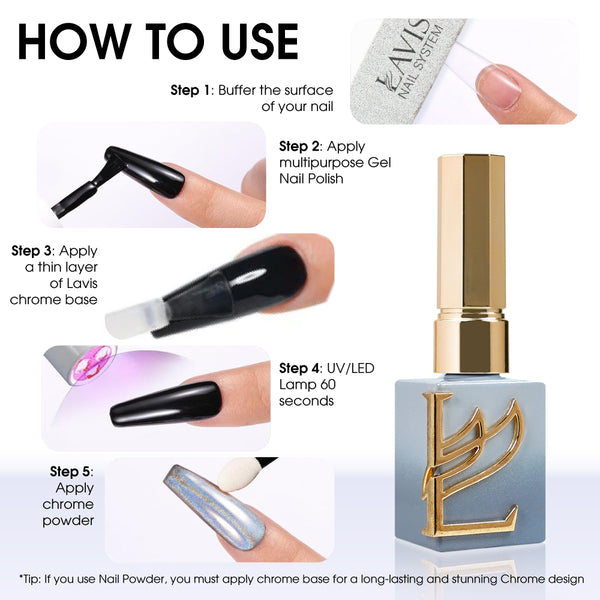 LAVIS Chrome Base  - 0.5 oz (New)