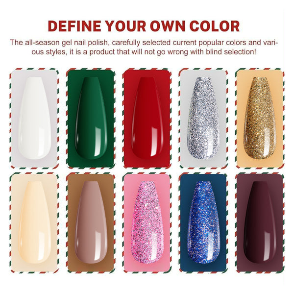 Lavis Gel Polish Set 48 Colors - Winter & Holiday Collection
