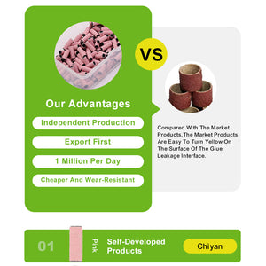 Lavis Pink Sanding Bands - Fine Sand #240