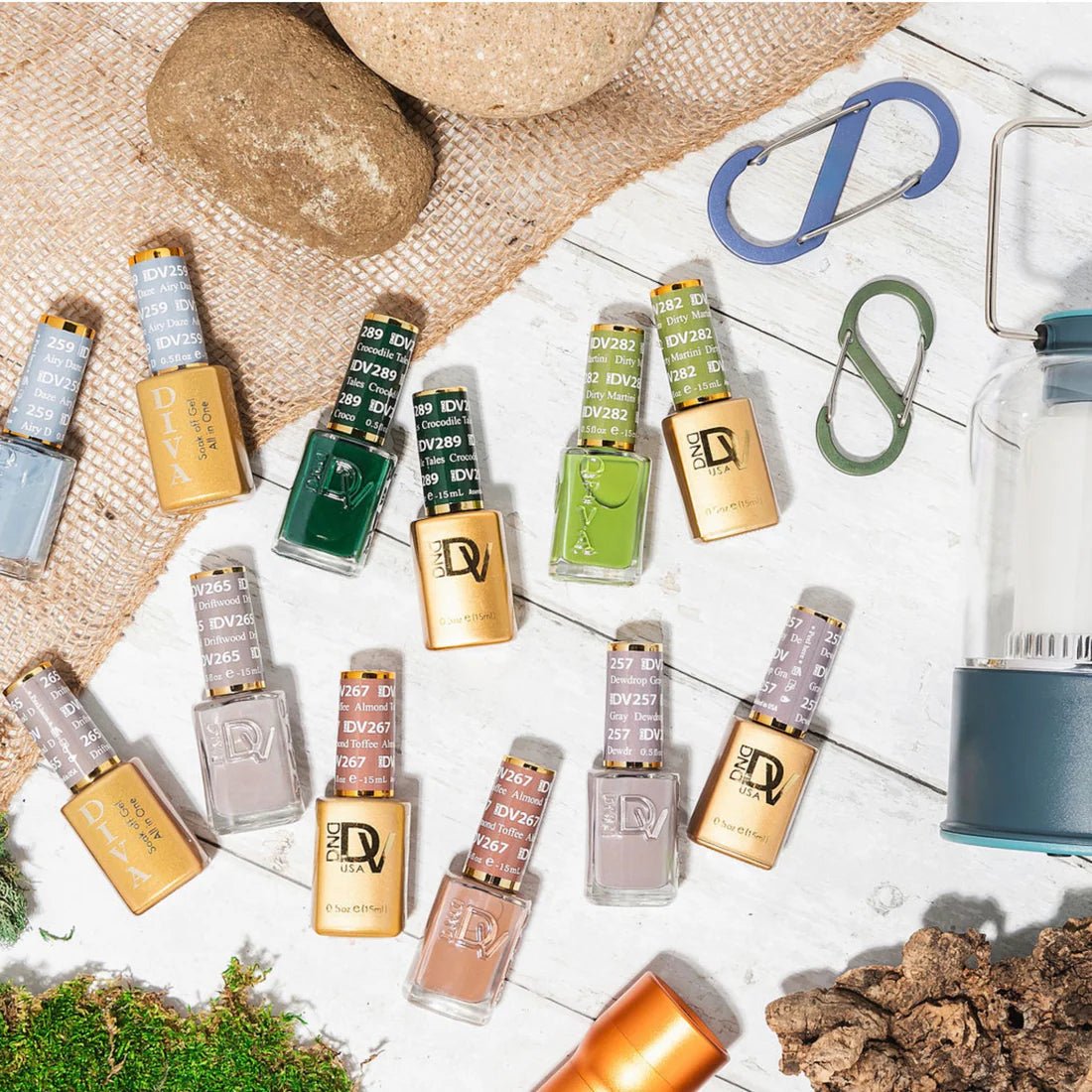 DIVA Happy Trails Collection - 36 Set - DND DV Part 8 - DTK Nail Supply