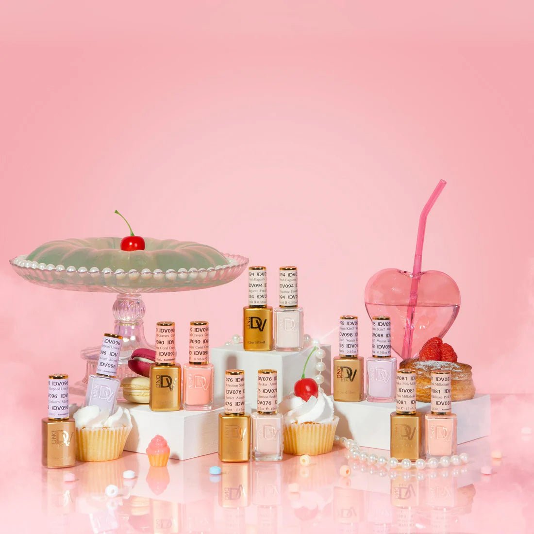 DIVA Part 3 - Set of 36 Gel & Lacquer Combos - Coquette Collection - DTK Nail Supply