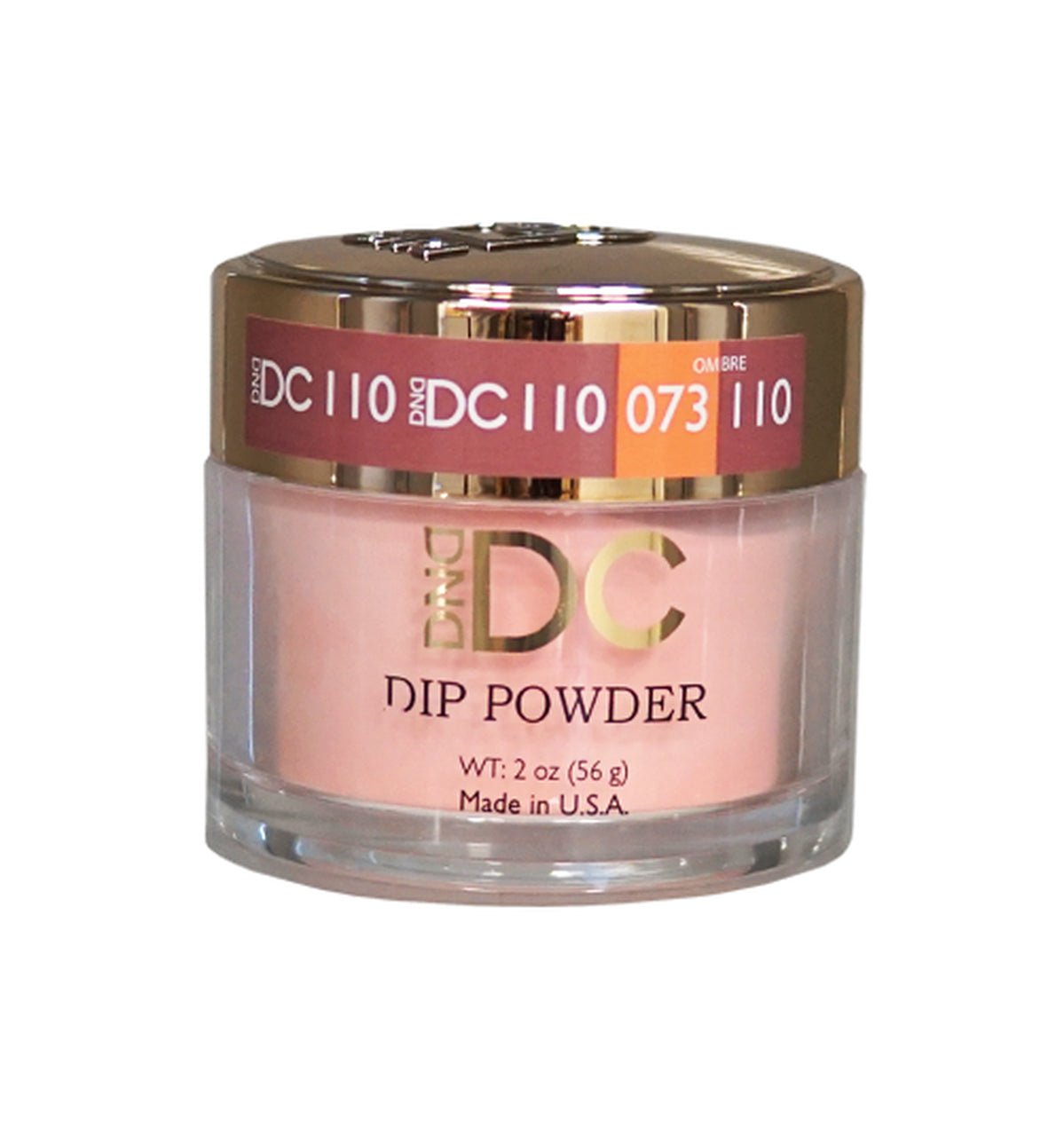 DND DC Acrylic & Dip Powder - DC110 Peach Jealousy - DTK Nail Supply