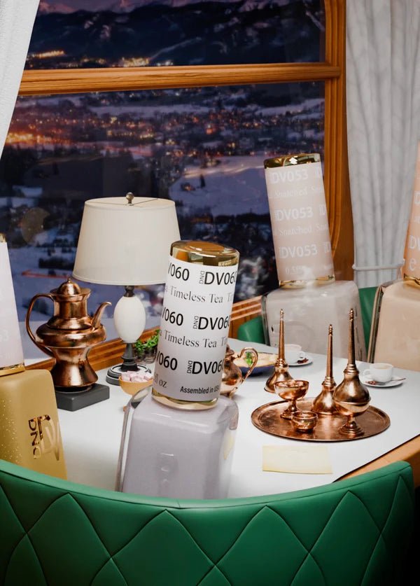 DND Diva Gel Nail Polish Duo - DND DV Part 2 - Set 36 Colors Frosted Chai Collection - DTK Nail Supply