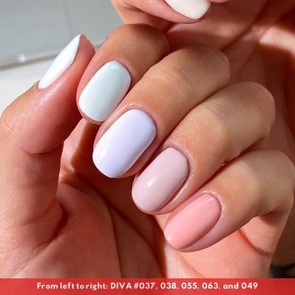 DND Diva Gel Nail Polish Duo - DND DV Part 2 - Set 36 Colors Frosted Chai Collection - DTK Nail Supply