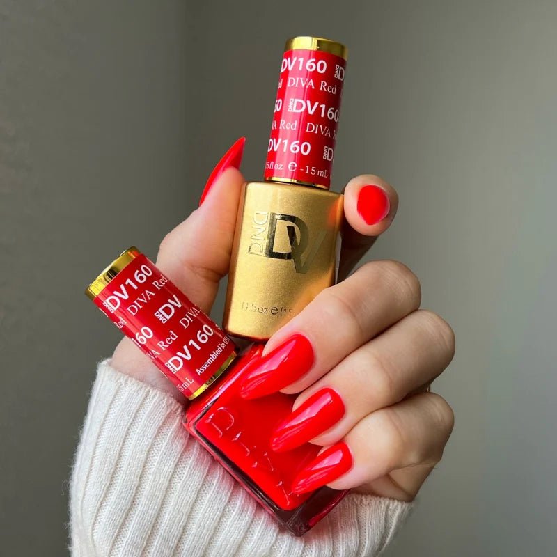 DND Diva Gel Nail Polish Duo - DND DV Part 5 - Set 6 Colors - Magnum Opus Set - DTK Nail Supply