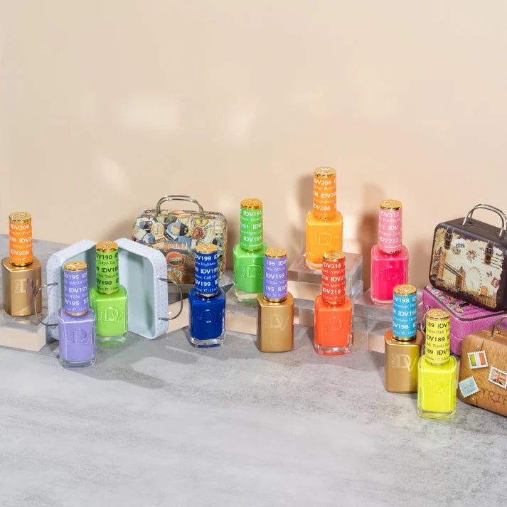 DND Diva Gel Nail Polish Duo - DND DV Part 6 - Set 35 Colors First Class Collection - DTK Nail Supply