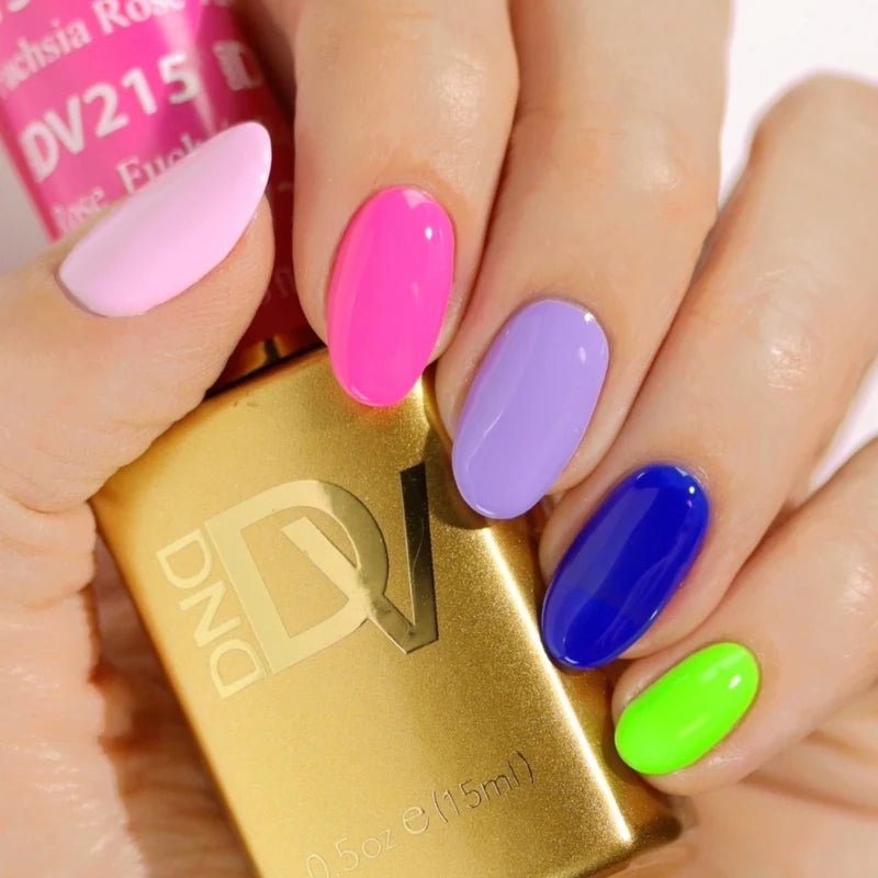 DND Diva Gel Nail Polish Duo - DND DV Part 6 - Set 6 Colors - Six In The City Set - DTK Nail Supply