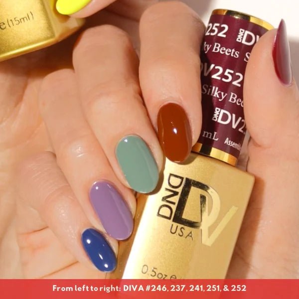 DND Diva Gel Nail Polish Duo - DND DV Part 7 - Set 29 Colors Parallel Universe Collection - DTK Nail Supply