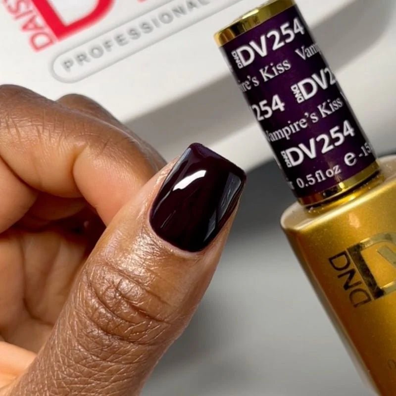 DND Diva Gel Nail Polish Duo - DND DV Part 7 - Set 6 Colors - On The Dark Side Set - DTK Nail Supply