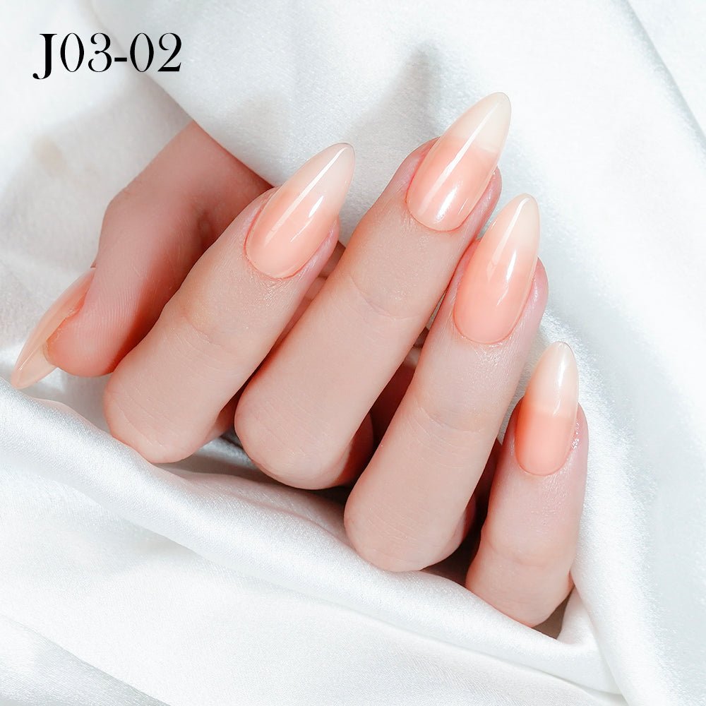Jelly Gel Polish Colors - Lavis J03 - 02 - Bare With Me Collection - DTK Nail Supply