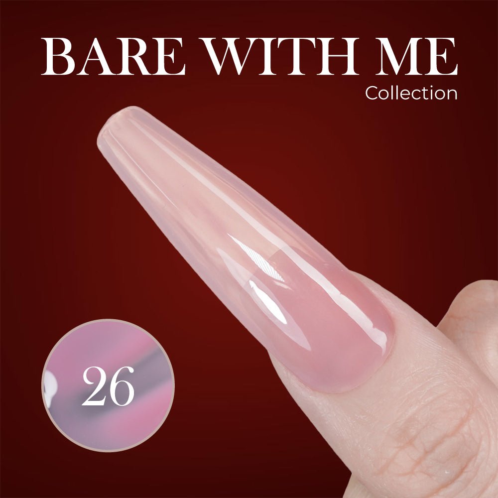 Jelly Gel Polish Colors - Lavis J03 - 26 - Bare With Me Collection - DTK Nail Supply