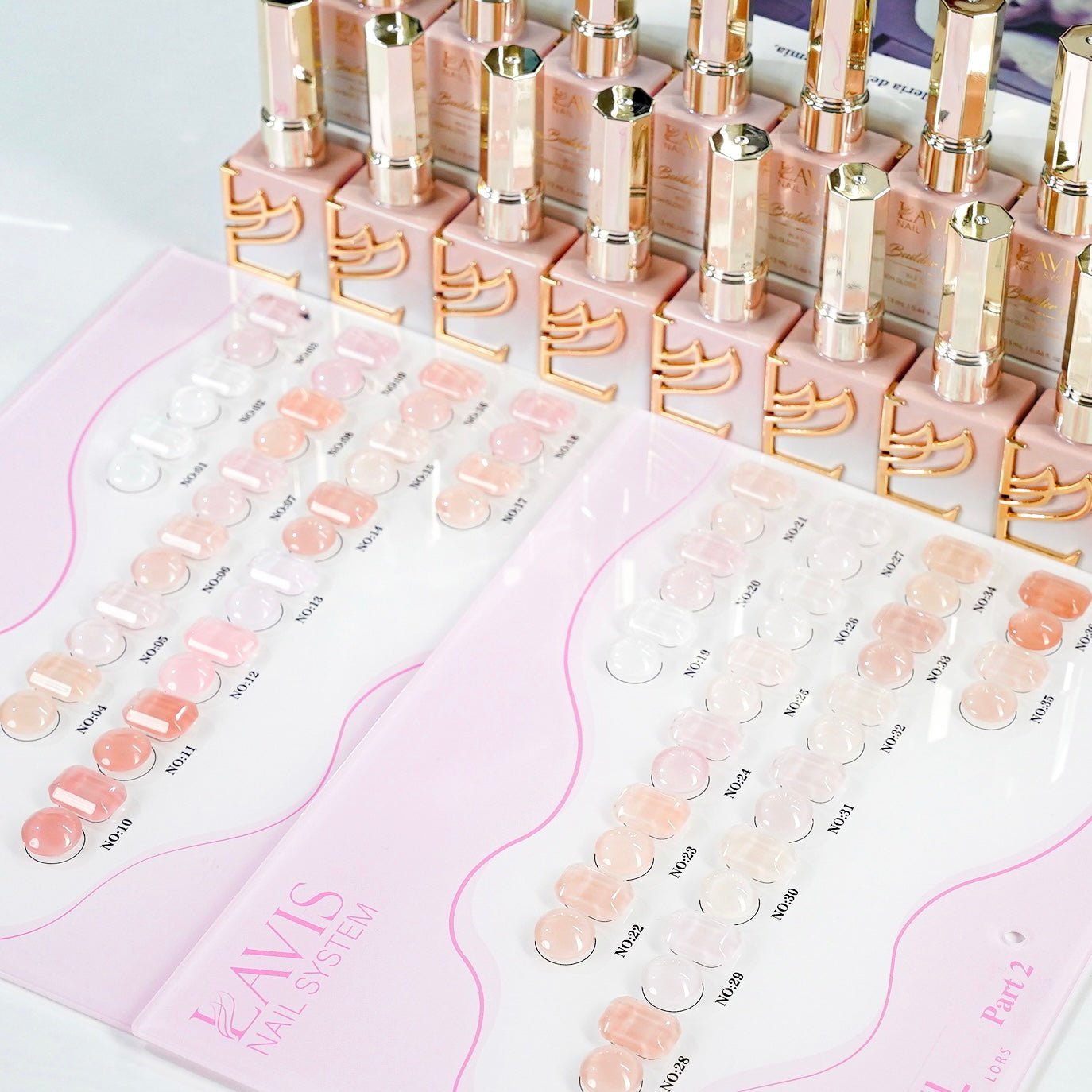 LAVIS Builder Gel 2 - 02 Milky White - Gel Polish 15ml - DTK Nail Supply