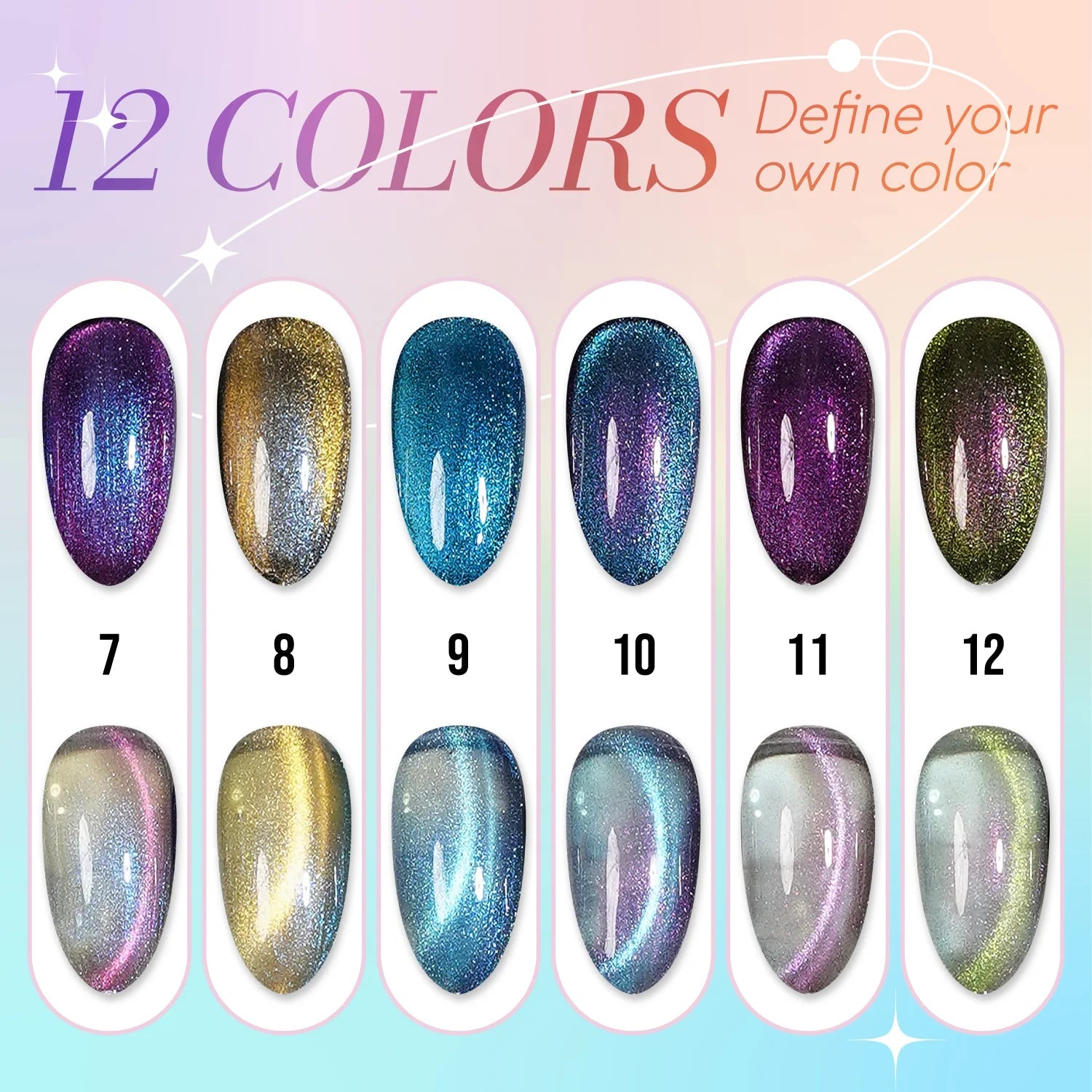 LAVIS Cat Eye Set - Galaxy Edits - DTK Nail Supply