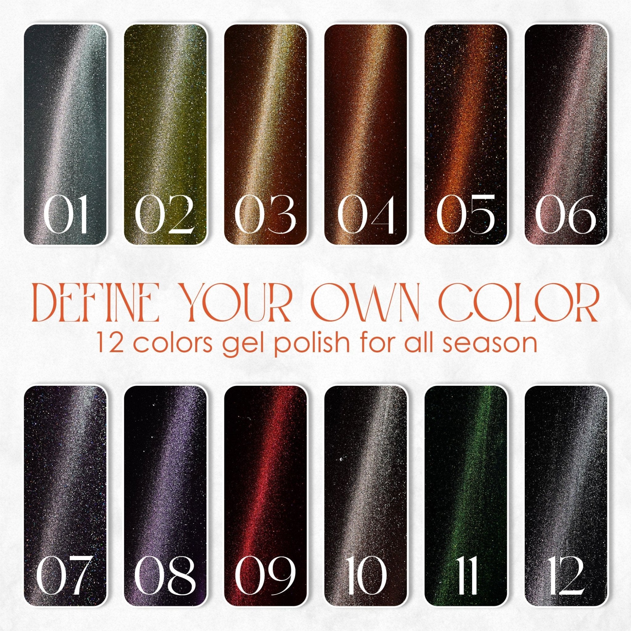 LAVIS Cat Eyes CE7 - Gel Polish 0.5 oz - VILLIAIN ERA Collection - DTK Nail Supply