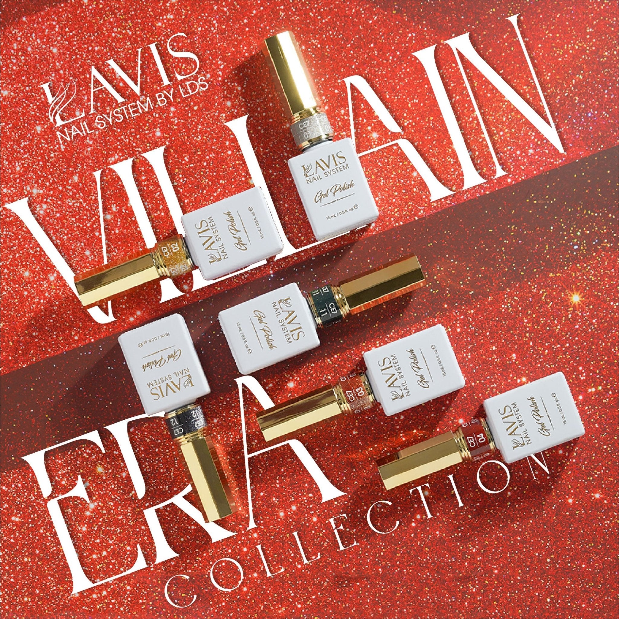 LAVIS Cat Eyes CE7 - Gel Polish 0.5 oz - VILLIAIN ERA Collection - DTK Nail Supply