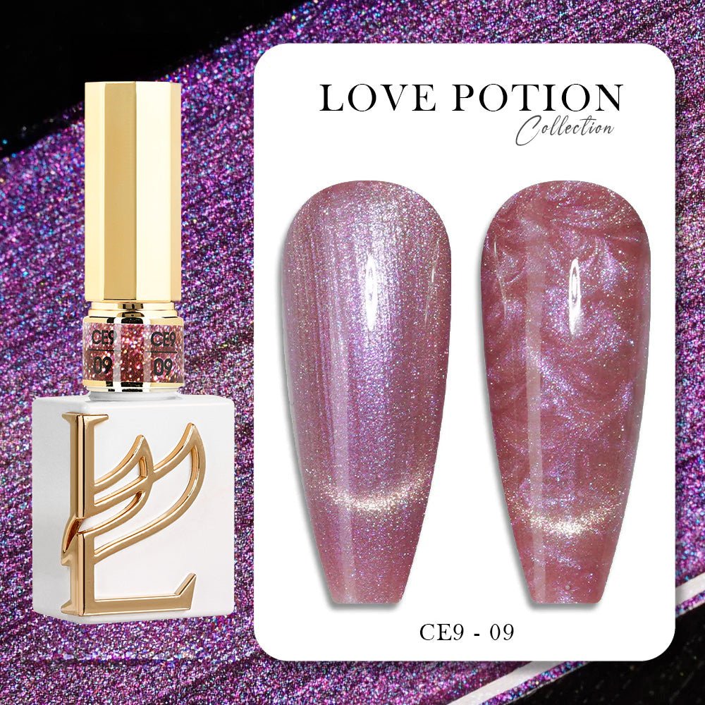 LAVIS Cat Eyes CE9 (Ver1) - Set 12 Gel Polish 0.5 oz - Love Pition Collection - DTK Nail Supply