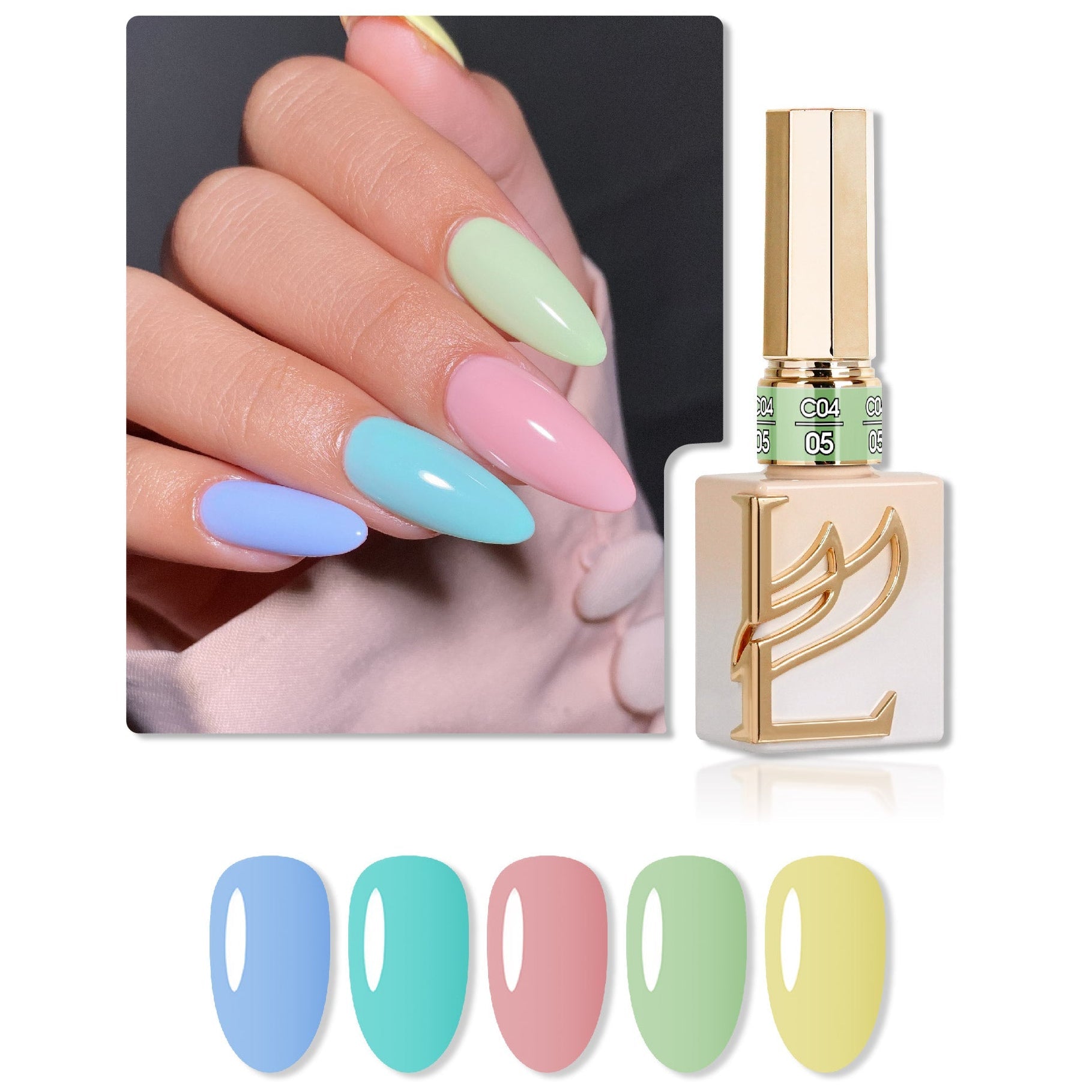 LAVIS Gel Color - Pastel - DTK Nail Supply