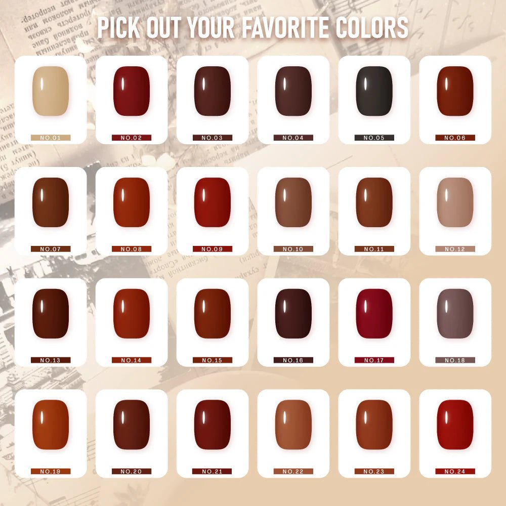 LAVIS Gel Color Set - Fall Edits - DTK Nail Supply