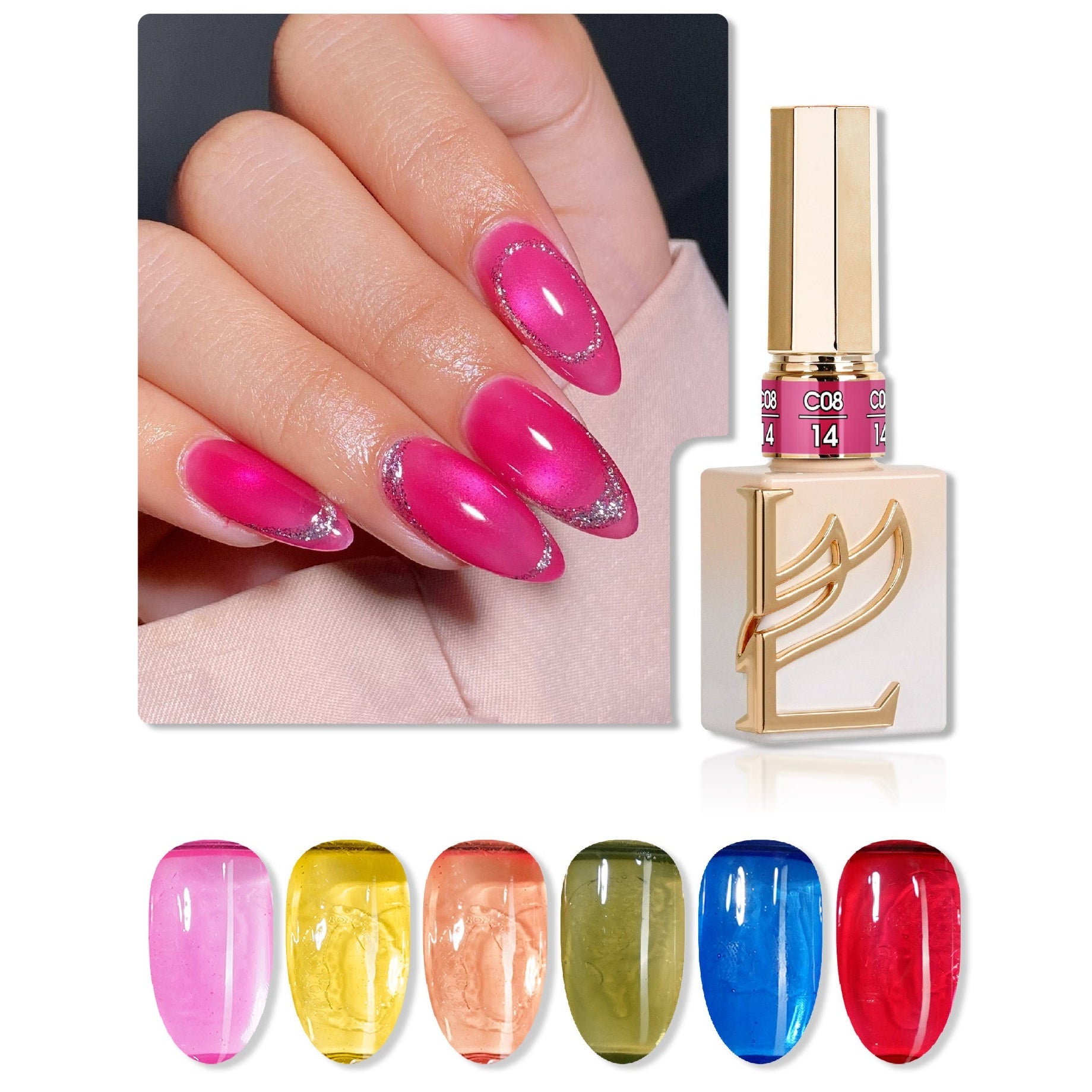LAVIS Jelly Gel Polish - It Girl - DTK Nail Supply