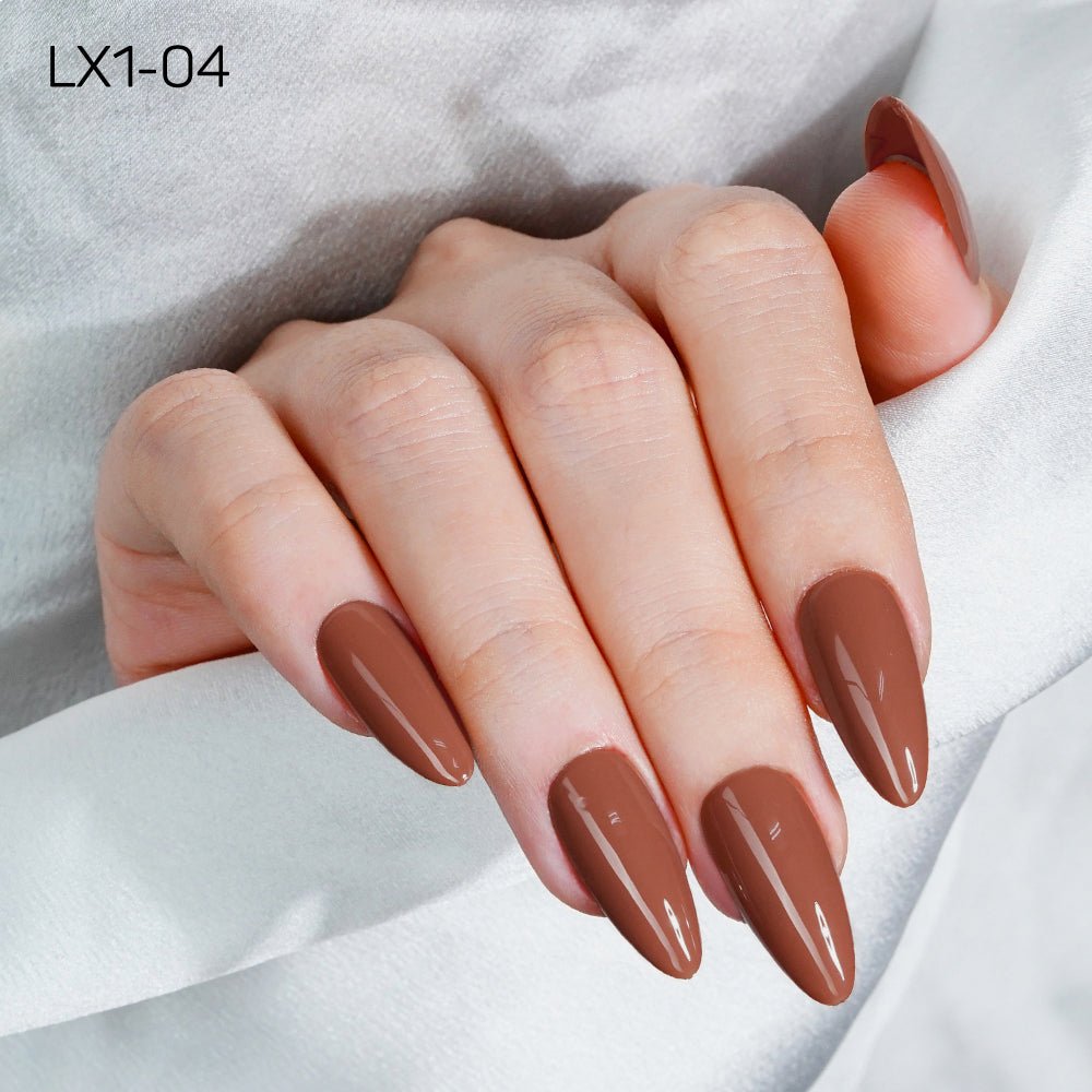 LAVIS LX1 - 04 - Gel Polish 0.5 oz - Coffee & Caramel Collection - DTK Nail Supply