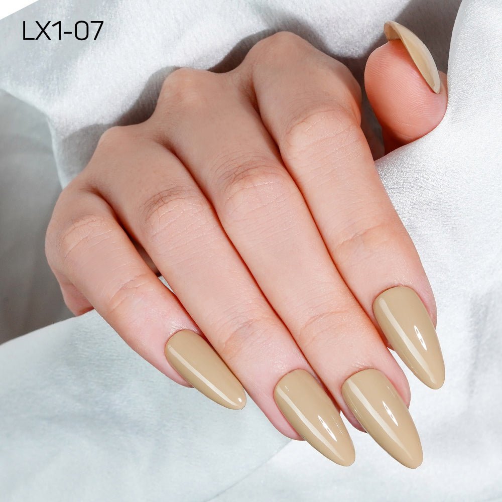 LAVIS LX1 - 07 - Gel Polish 0.5 oz - Coffee & Caramel Collection - DTK Nail Supply
