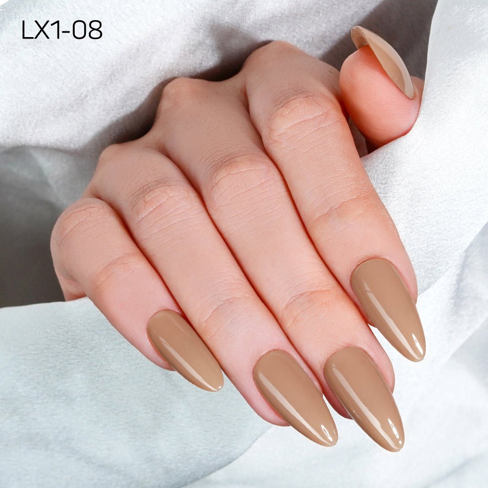 LAVIS LX1 - 08 - Gel Polish 0.5 oz - Coffee & Caramel Collection - DTK Nail Supply