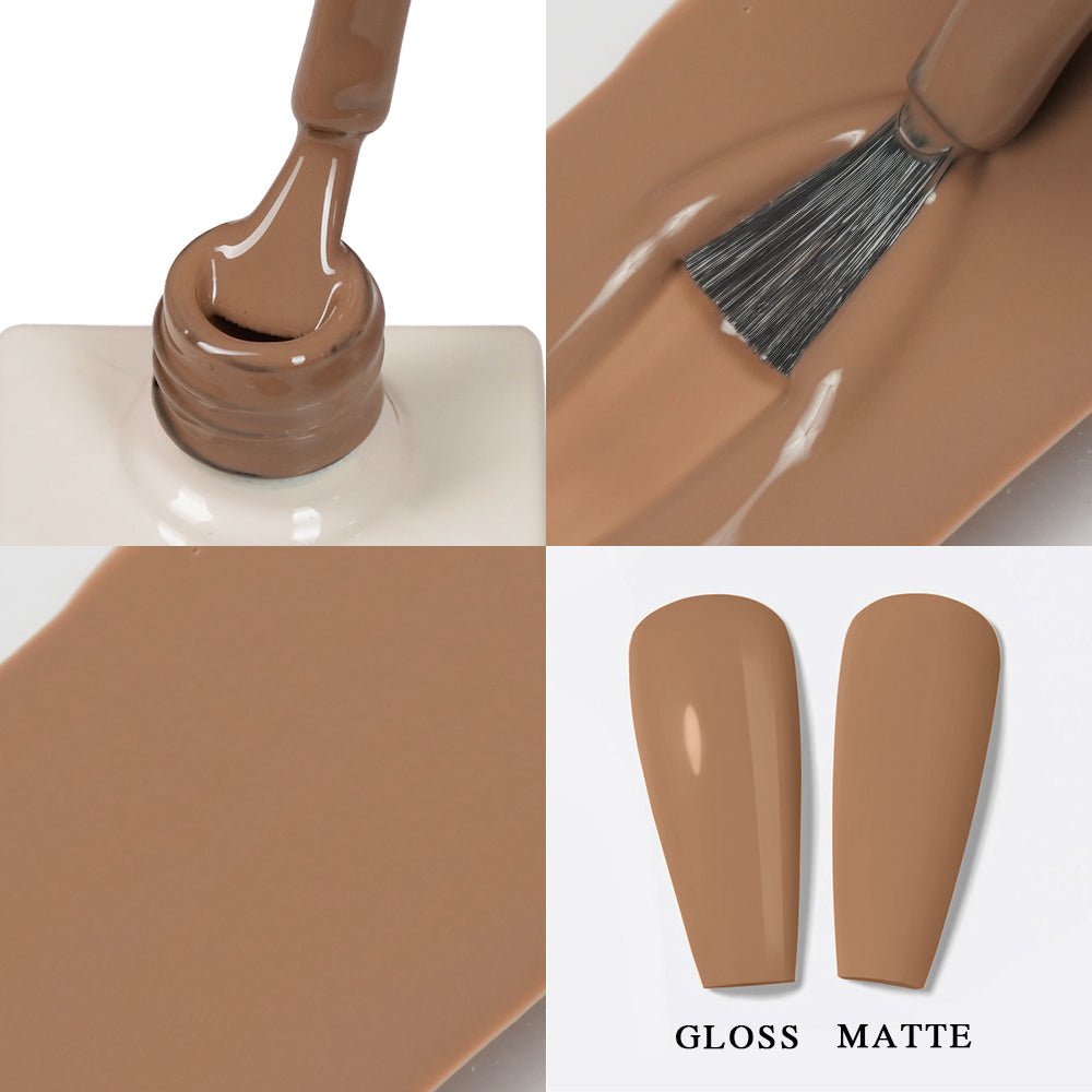 LAVIS LX1 - 09 - Gel Polish 0.5 oz - Coffee & Caramel Collection - DTK Nail Supply