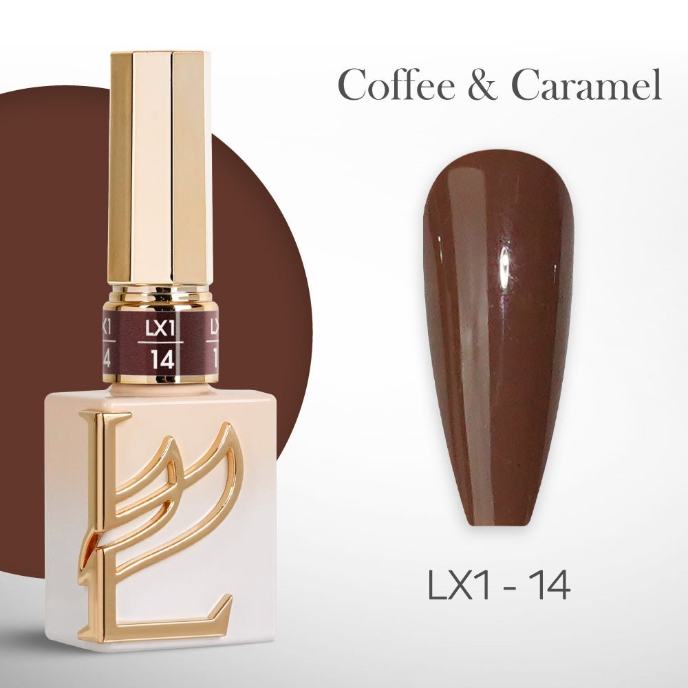 LAVIS LX1 - 14 - Gel Polish 0.5 oz - Coffee & Caramel Collection - DTK Nail Supply