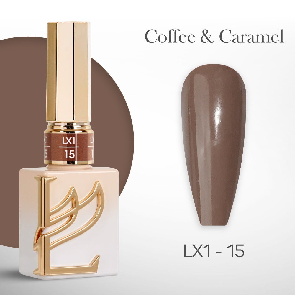 LAVIS LX1 - 15 - Gel Polish 0.5 oz - Coffee & Caramel Collection - DTK Nail Supply