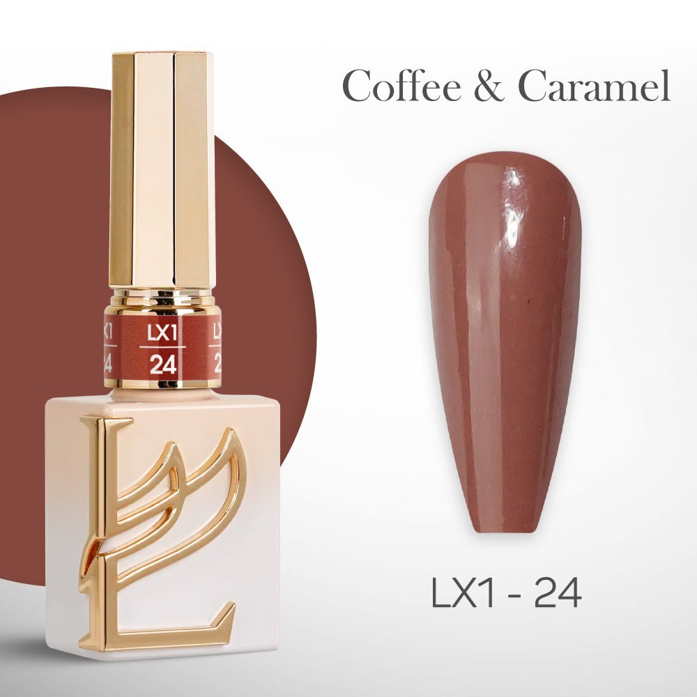 LAVIS LX1 - 24 - Gel Polish 0.5 oz - Coffee & Caramel Collection - DTK Nail Supply
