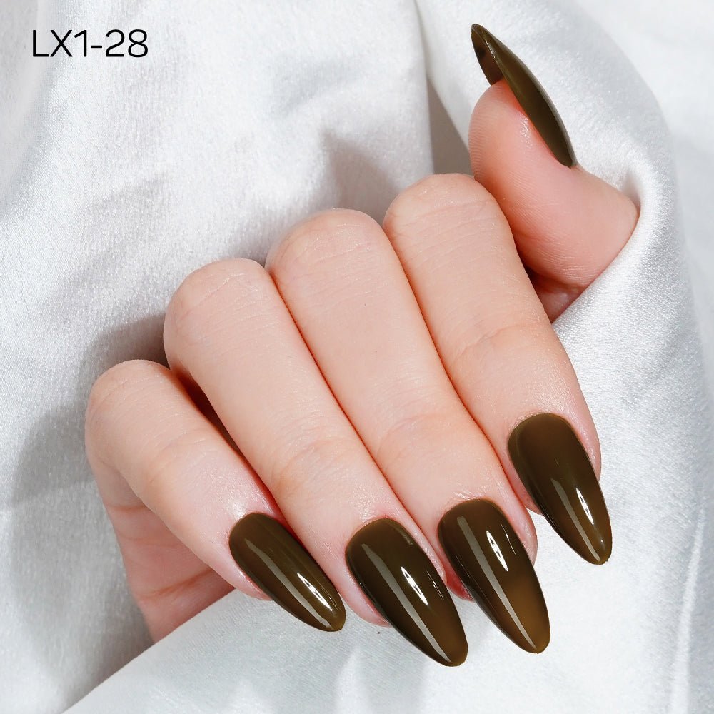 LAVIS LX1 - 28 - Gel Polish 0.5 oz - Coffee & Caramel Collection - DTK Nail Supply