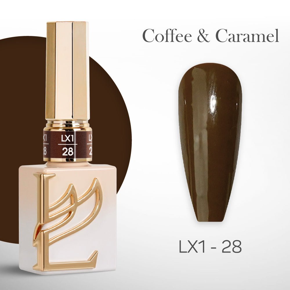 LAVIS LX1 - 28 - Gel Polish 0.5 oz - Coffee & Caramel Collection - DTK Nail Supply
