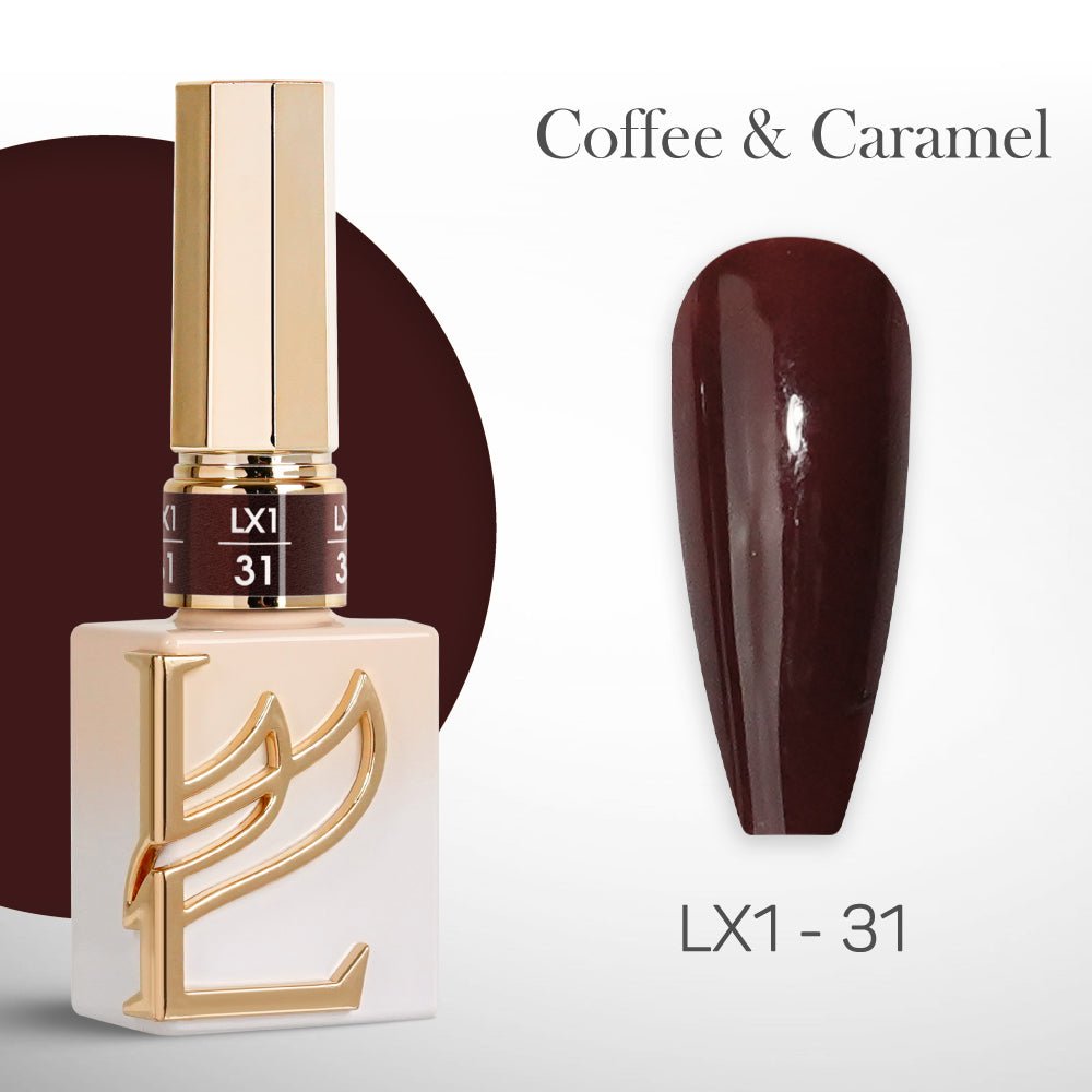 LAVIS LX1 - 31 - Gel Polish 0.5 oz - Coffee & Caramel Collection - DTK Nail Supply