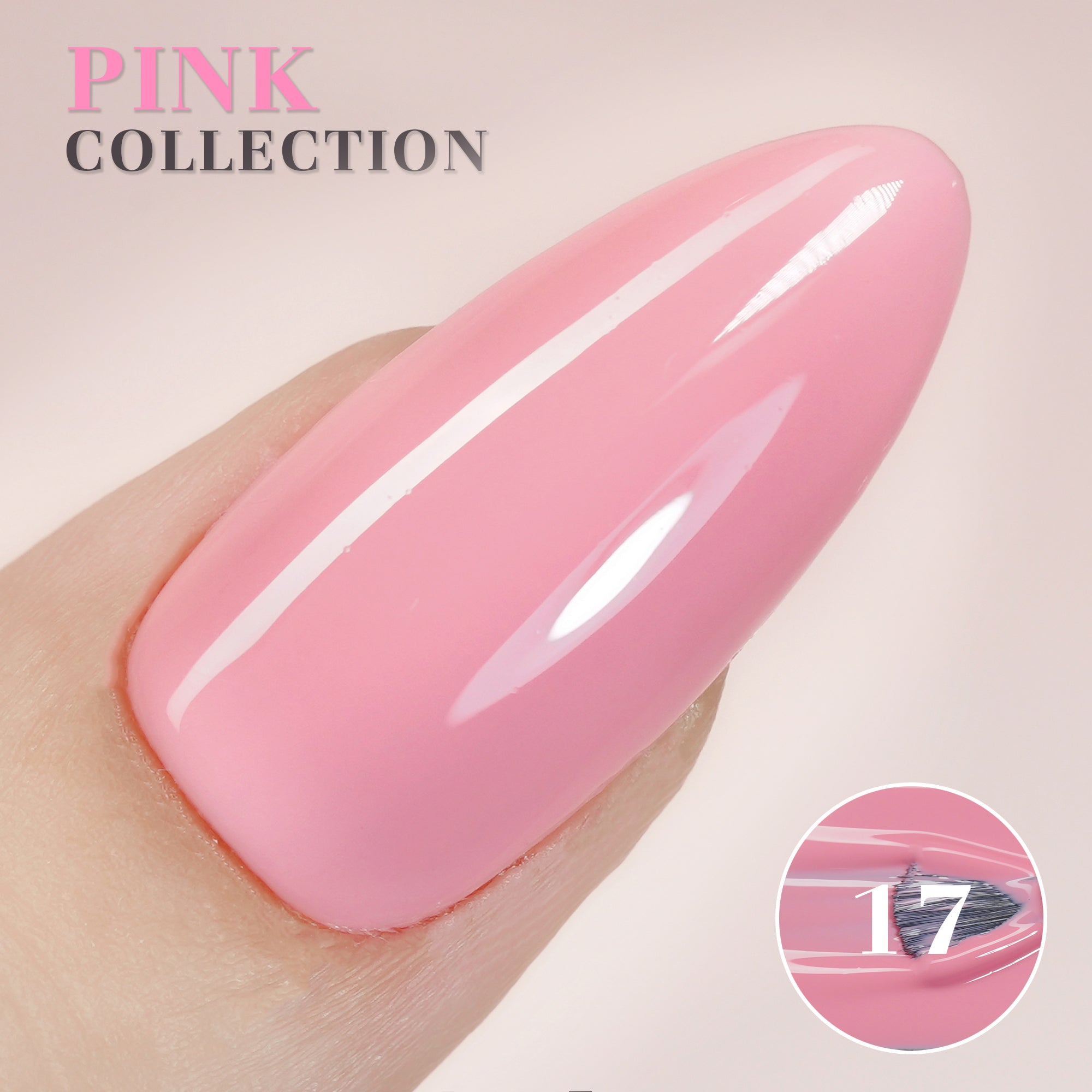 LAVIS Set 24 Colors Gel Pink Collection - DTK Nail Supply