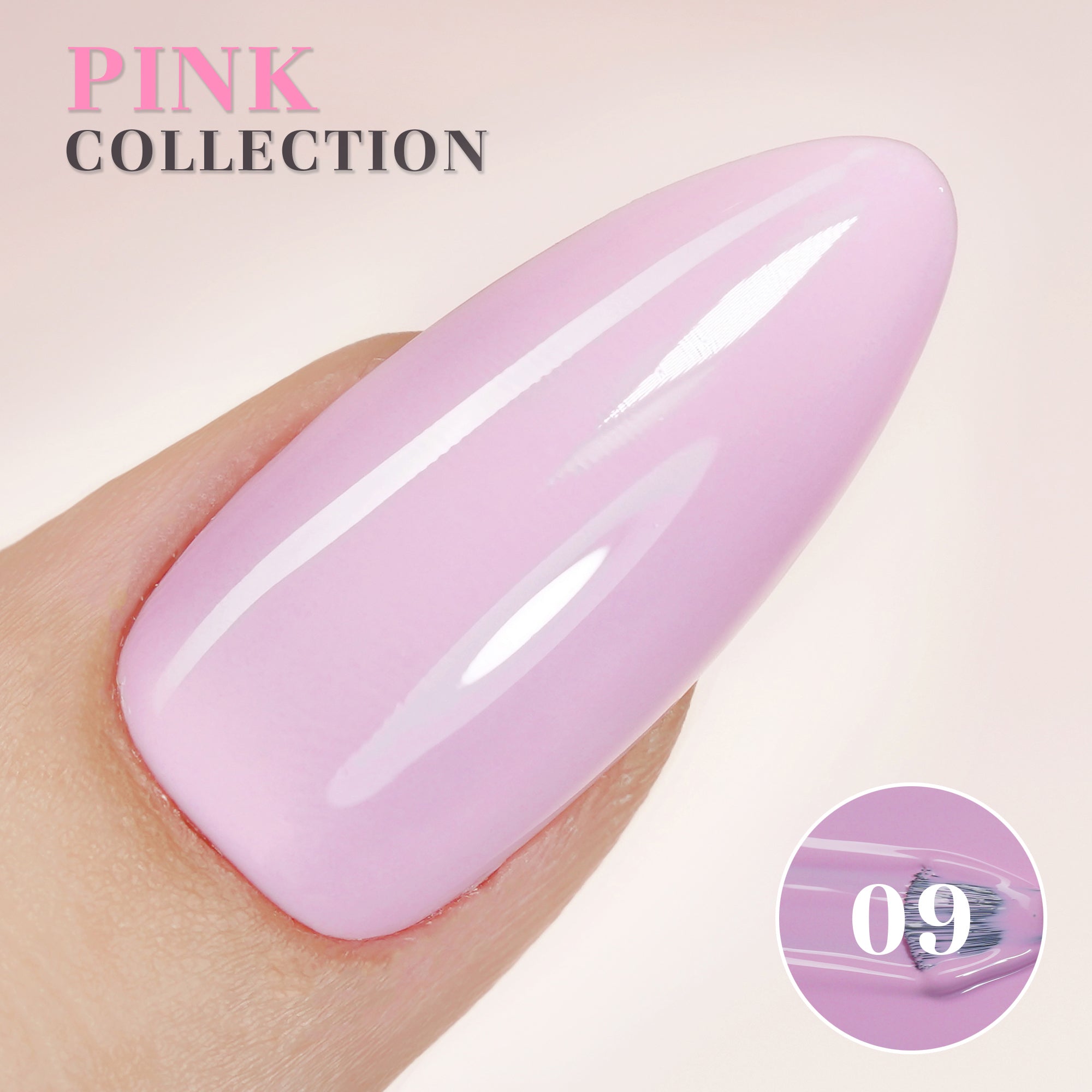 LAVIS Set 24 Colors Gel Pink Collection - DTK Nail Supply