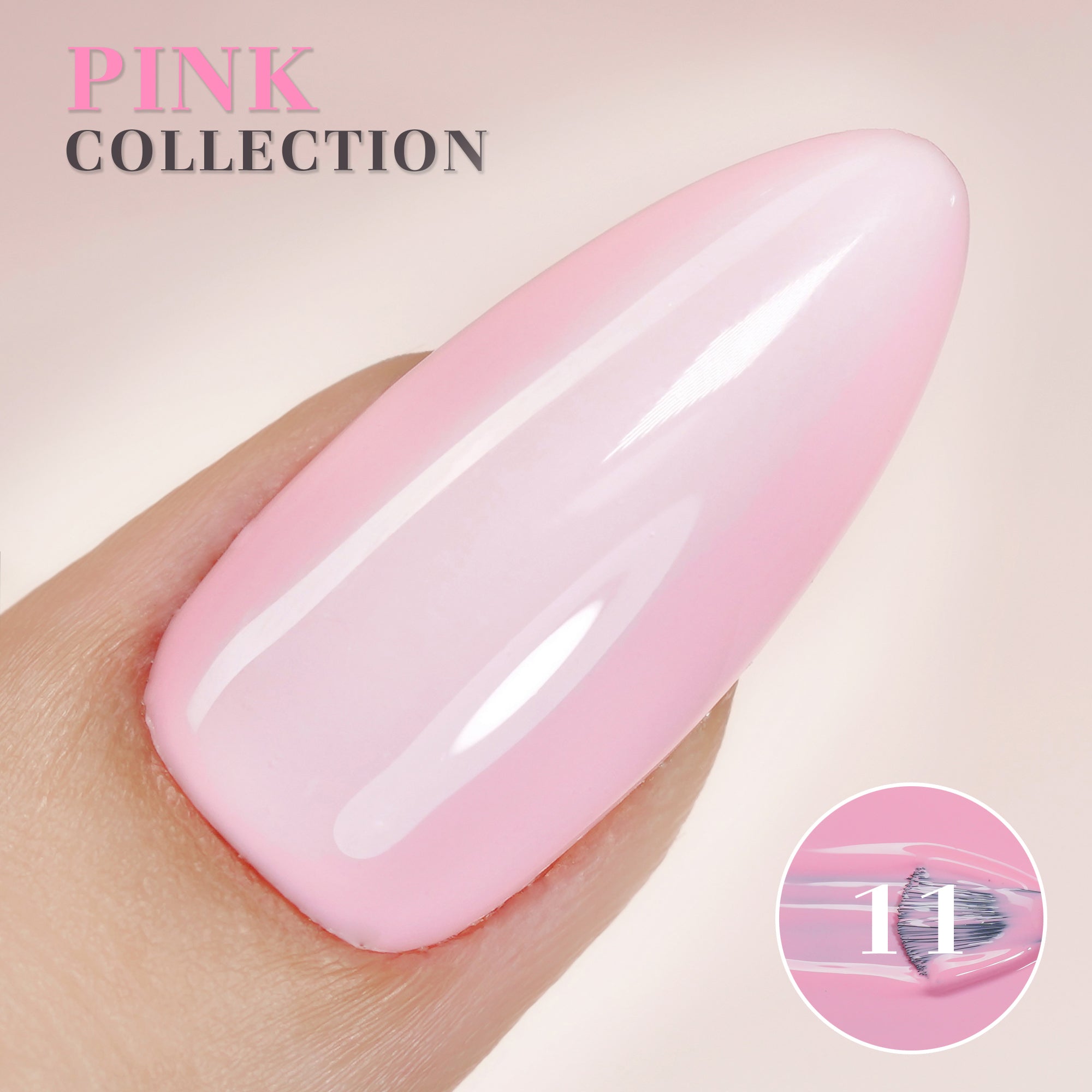 LAVIS Set 24 Colors Gel Pink Collection - DTK Nail Supply
