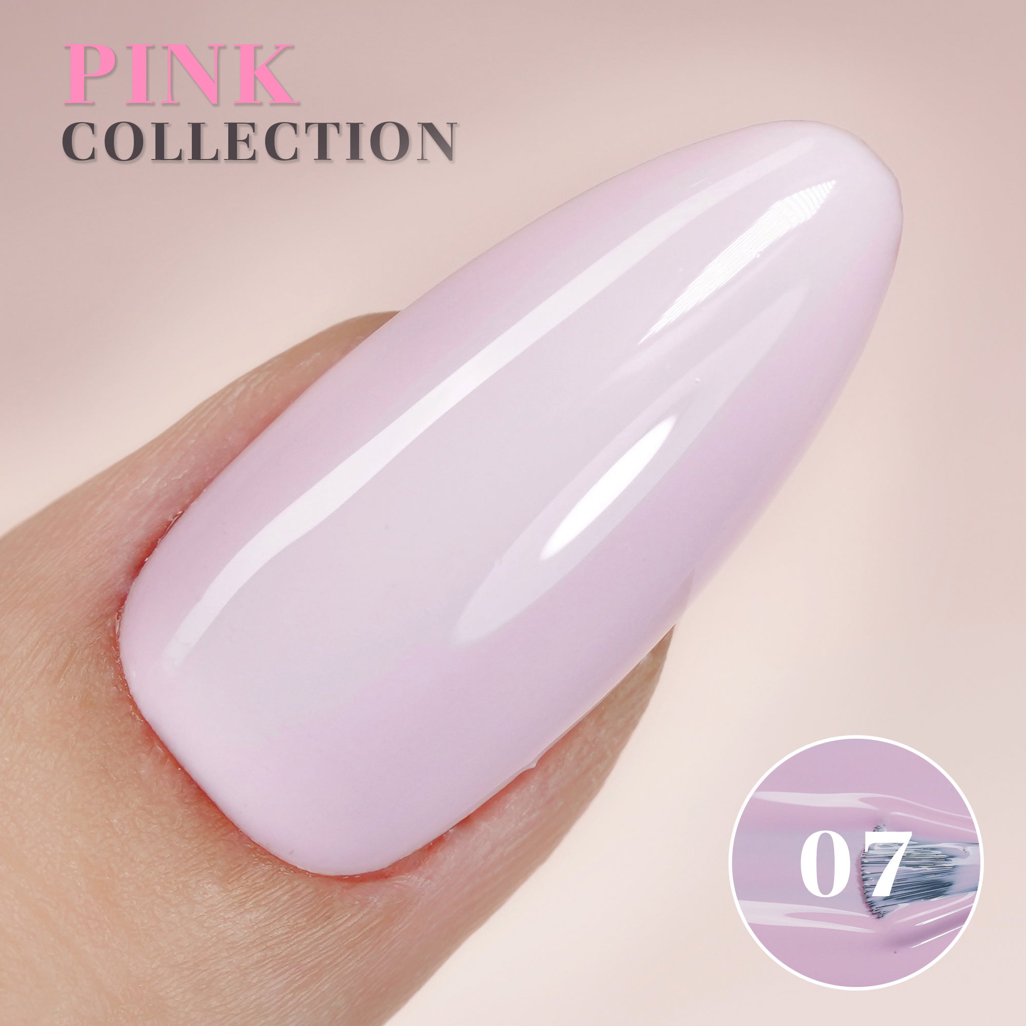 LAVIS Set 24 Colors Gel Pink Collection - DTK Nail Supply